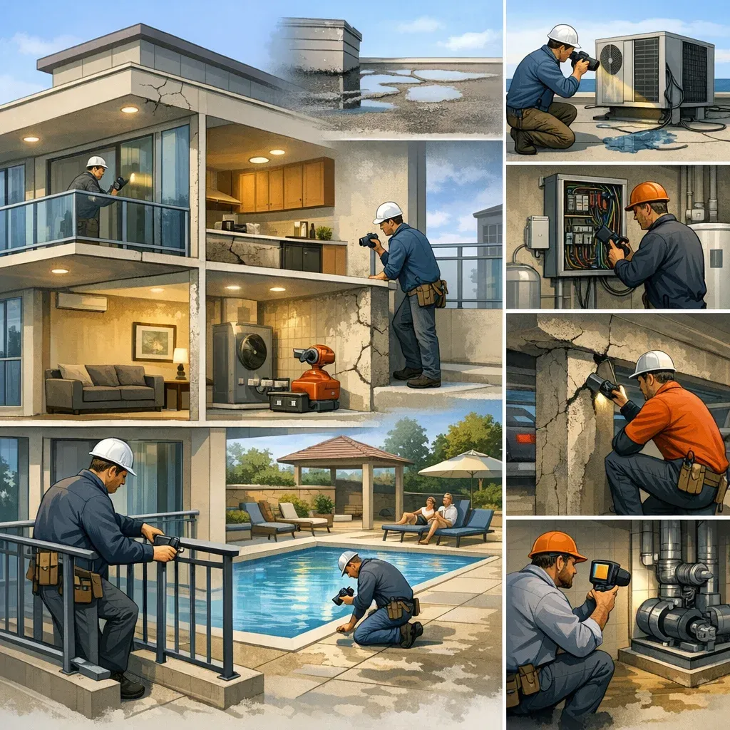 For condo buyers — ENG Inspections educational illustration