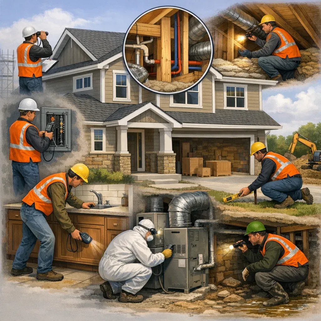 Visual guide to new home pre possession inspection checks for British Columbia property buyers