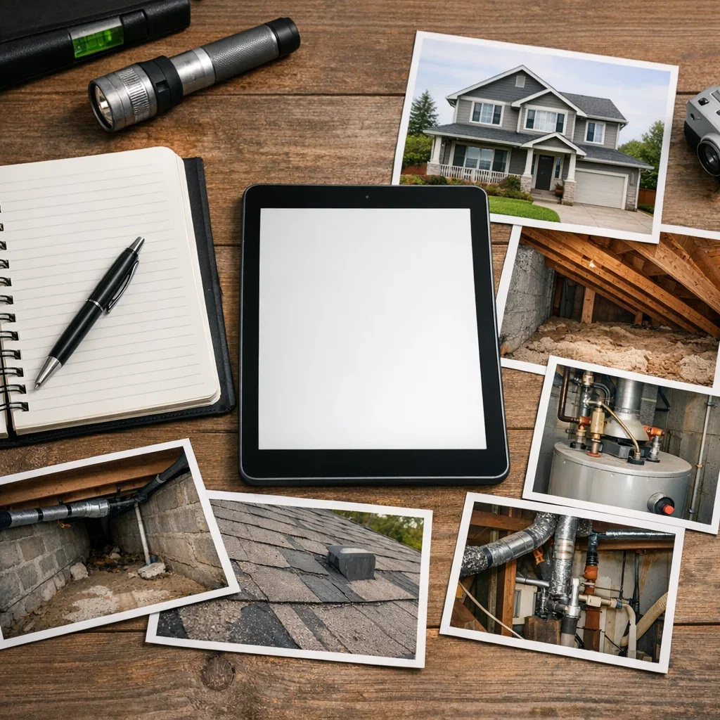 Photo-supported notes and documents for home inspection consultations: scope and availability