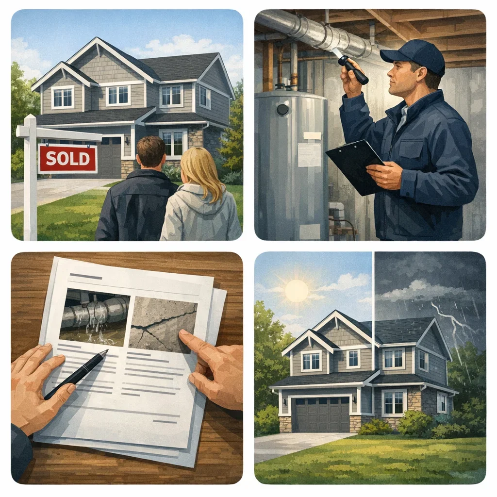 Visual guide to key dates and precise wording for British Columbia property buyers