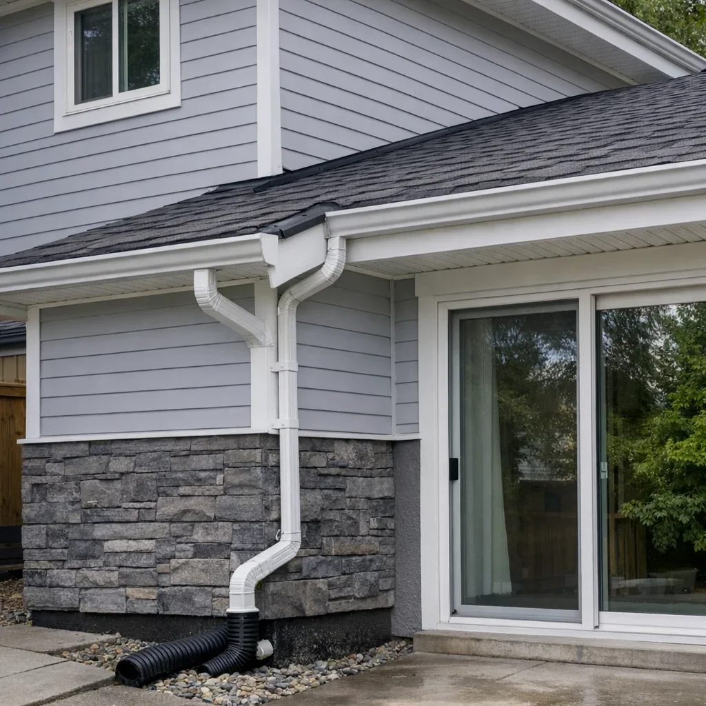 Visible exterior building systems relevant to a Coquitlam home inspection