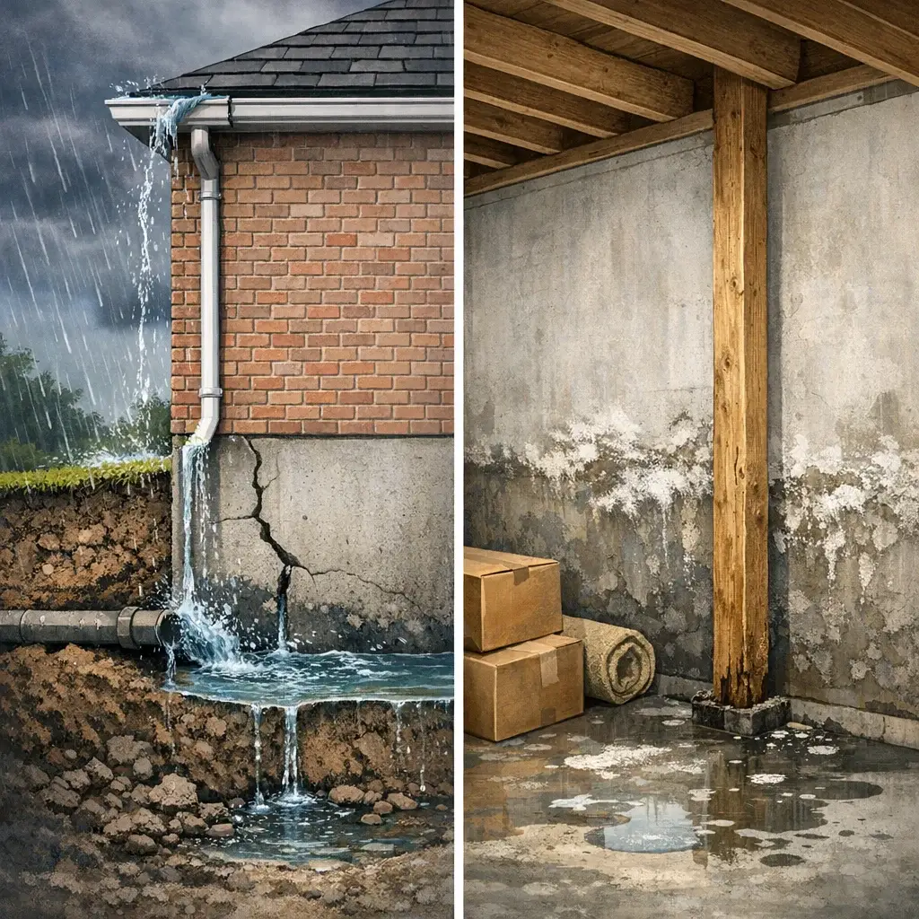 Editorial image about moisture ingress and efflorescence: warning signs in British Columbia
