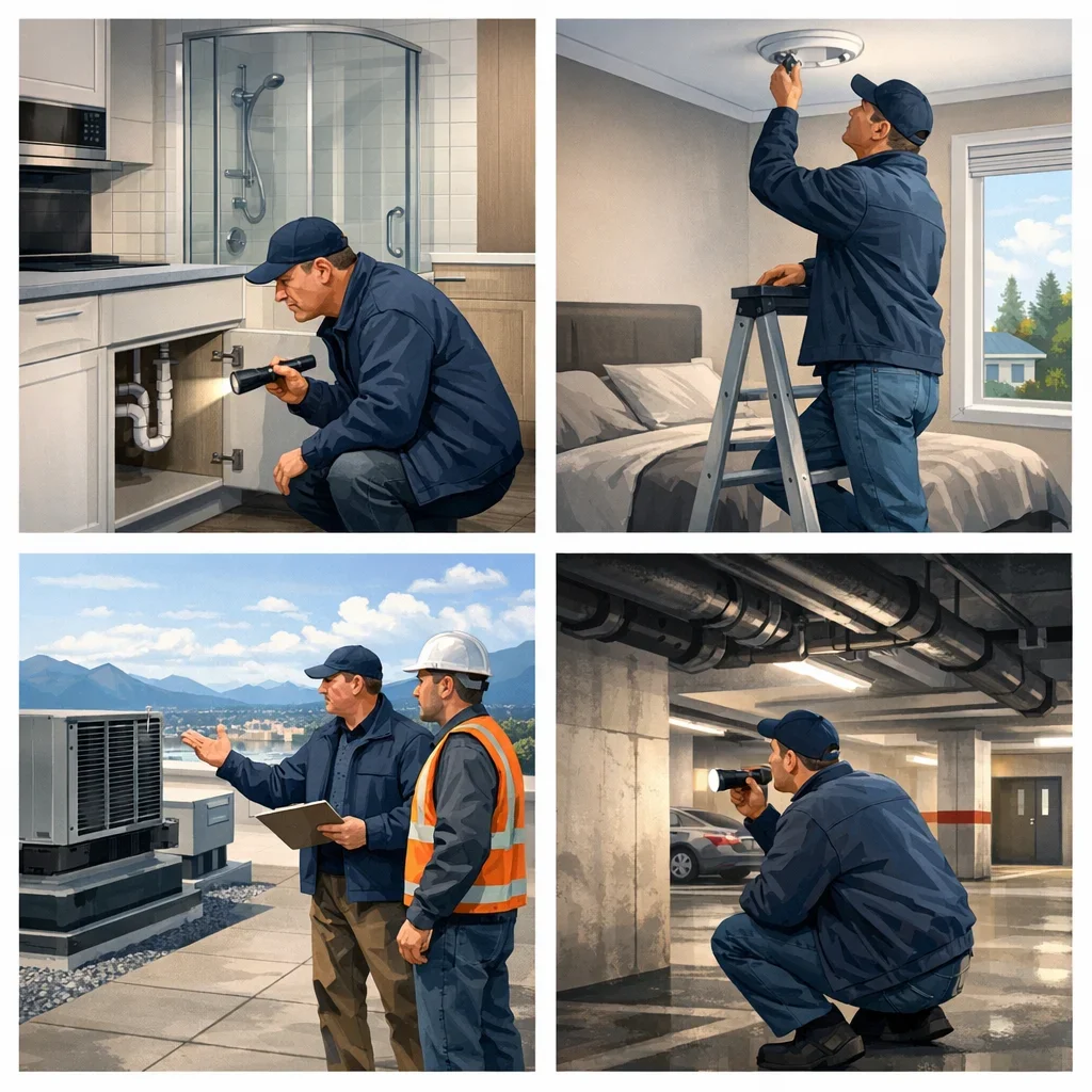 Visual guide to unit and common property duties for British Columbia property buyers