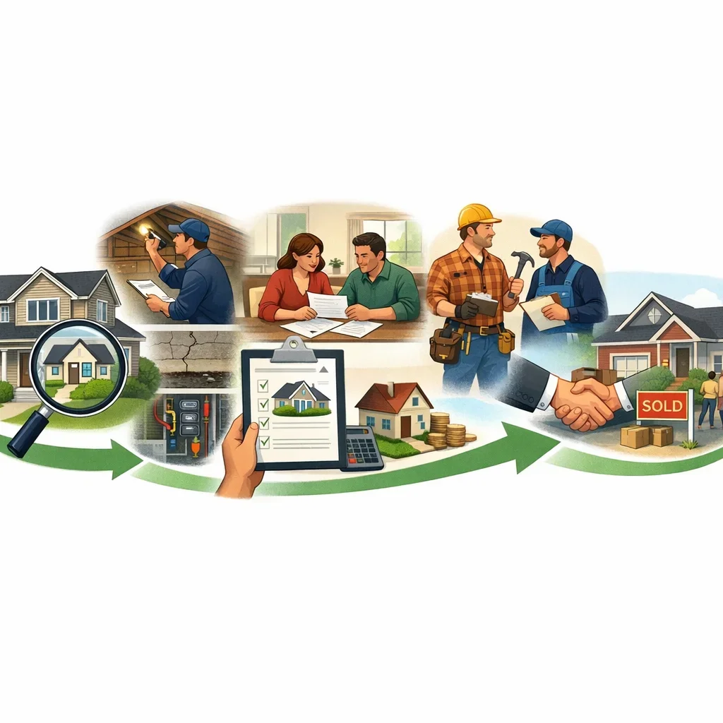 Visual guide to pre listing inspection seller timeline for British Columbia property buyers