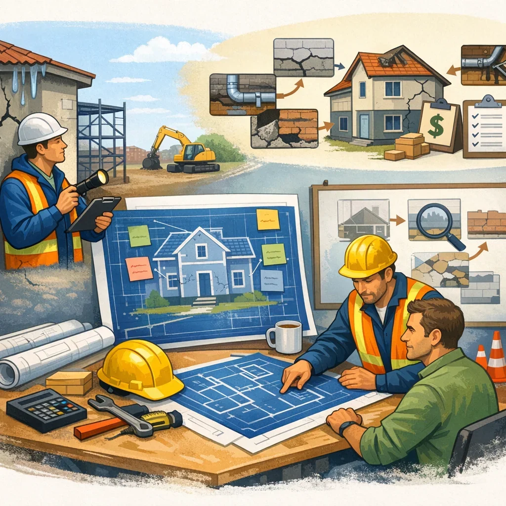 Visual guide to seller repair planning before listing for British Columbia property buyers